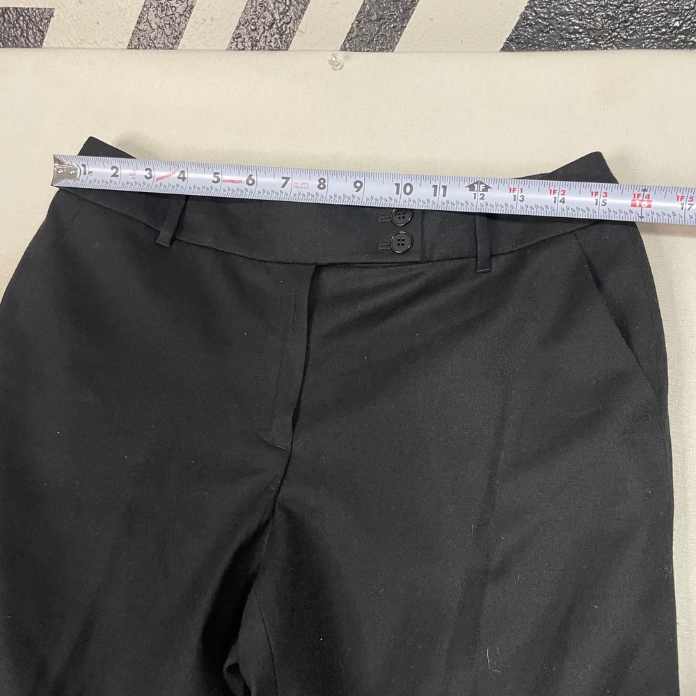 Talbots Petites Black Wool Blend Flare Dress Pants Career Trousers - Size 8P - Picture 6 of 8